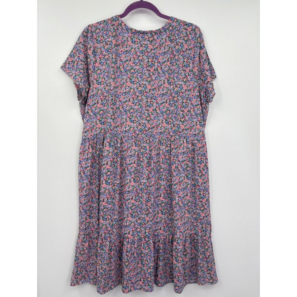J. Jill Floral Button-Down Dress - Multicolor - Picture 4 of 4